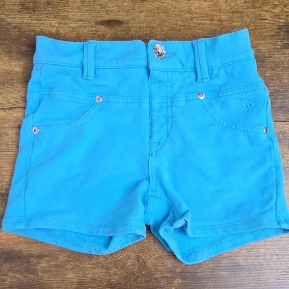 girls blue justice jean shorts